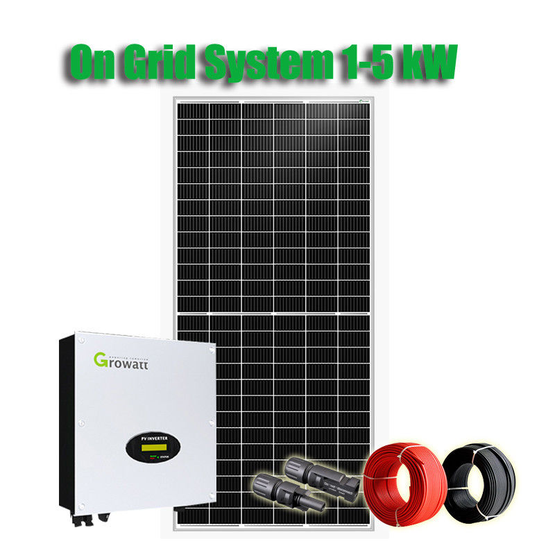1-5kW Multi Core 50m AC240V On Grid Solar PV System