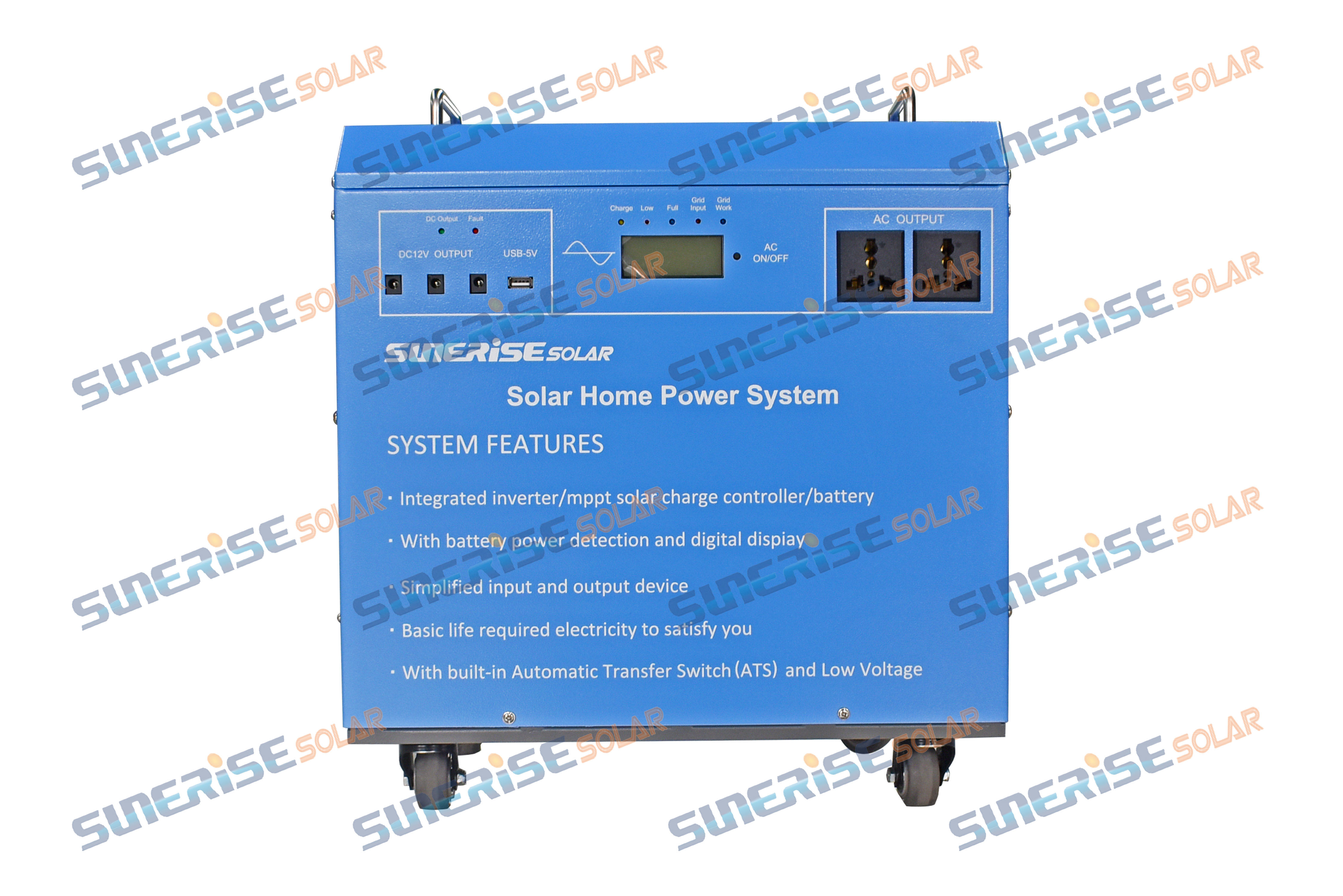 USB 5V Load 67KG 150W PV Energy System For Home